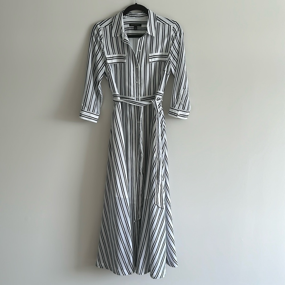 Banana Republic 3/4 Sleeve Maxi Dress Size 4